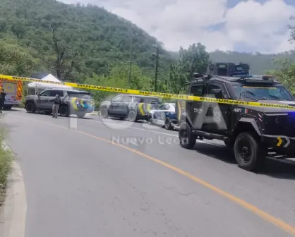 Hallan restos humanos en maleta abandonada en Santiago, Nuevo León