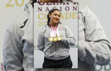 Mijalis Baas Reyes, orgullo de Kanasín, gana tres oros en la Olimpiada Nacional