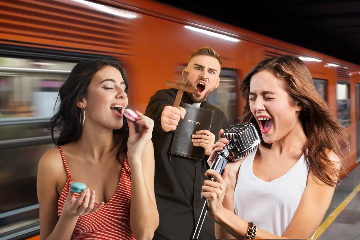 Momentos random del Metro de CDMX, Foto: Canva