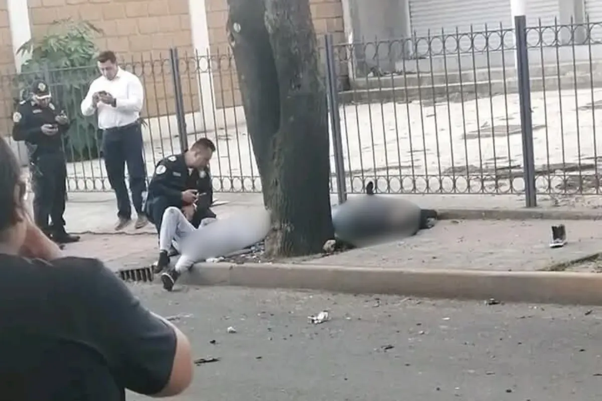 Motociclista muerto en Milpa Alta, Foto: Luis Alfaro