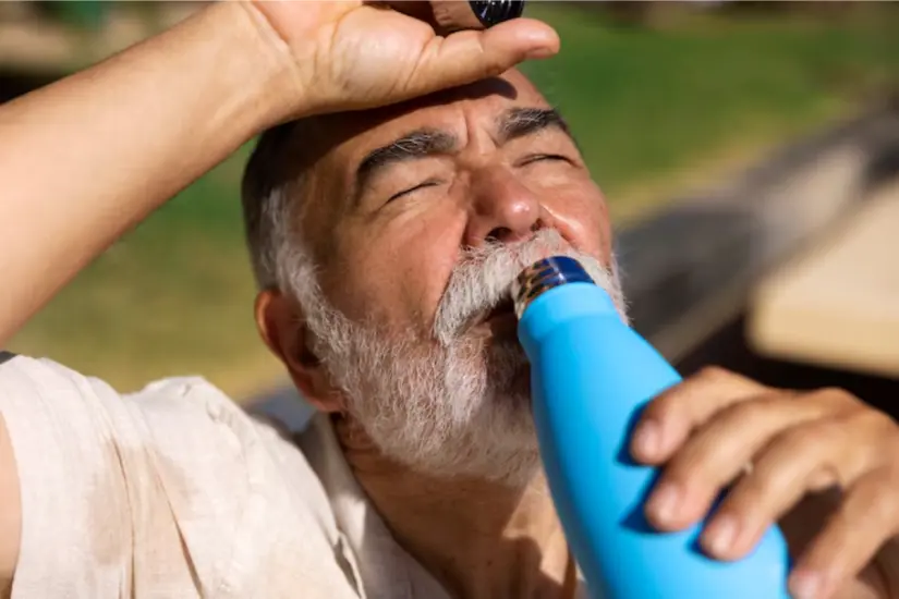 Los menores, las personas de la tercera edad y aquellas con enfermedades crónicas son las más susceptibles al golpe de calor. Foto: Freepik 