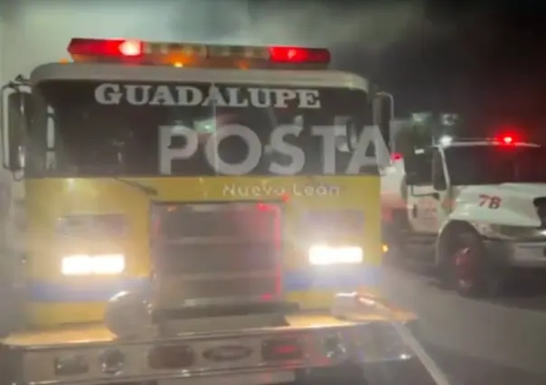 VIDEO | Incendio sorprende a dulcería en Guadalupe y deja daños materiales