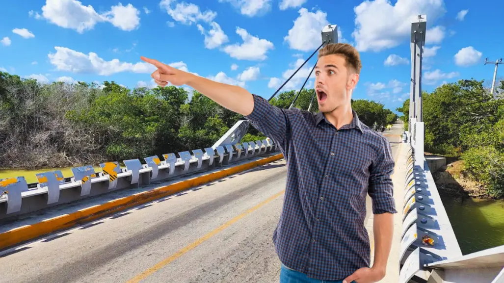 Este es el único puente atirantado de Yucatán y estos son los puntos que conecta