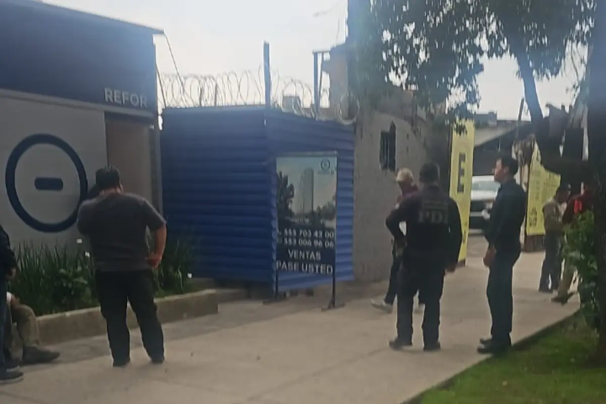 Predio donde encontraron los restos humanos en CDMX. Foto: Luis Antonio Alfaro