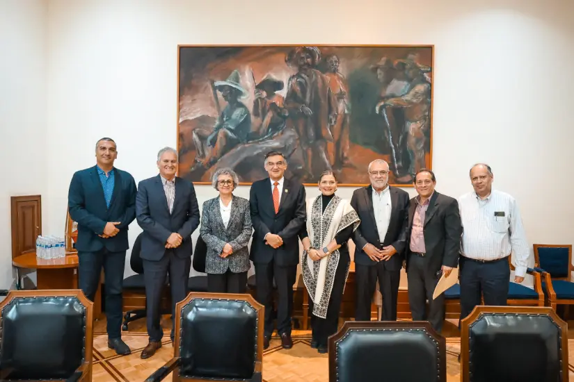 Reunión de trabajo entre autoridades tamaulipecas y de la Secretaría de Hacienda y Crédito Público. Foto: Carlos García