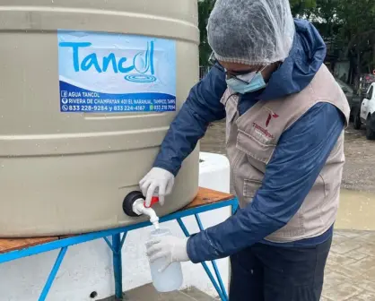 De esta forma mantiene el saneamiento de las áreas afectadas por inundaciones en Tampico
