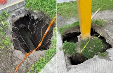 Socavones en Iztacalco siguen sin repararse y con riesgo de colapso