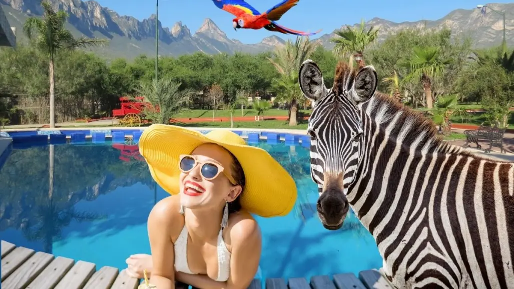 Vacaciones en Nuevo León: Escápate a la aventura en este lugar con albercas y animales exóticos