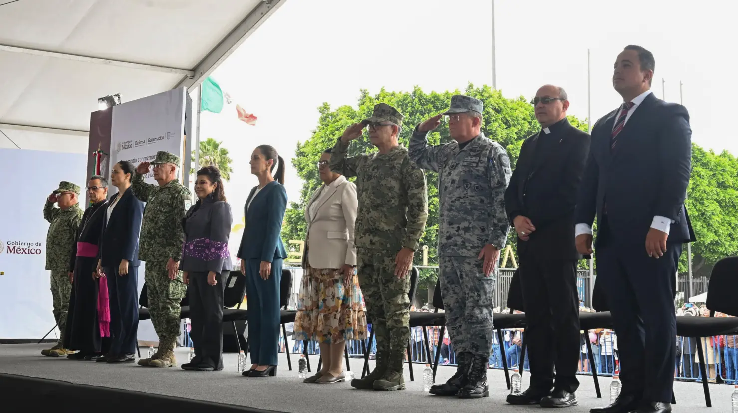 Claudia Sheinbaum conmemora el Día Internacional de Destrucción de Armas. Foto: Gobierno de México