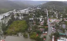 El paraje turístico que inunda un río de Durango con sus crecidas más grandes
