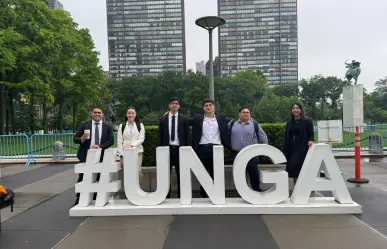 Estudiantes de la UANL triunfan en la ONU con software innovador