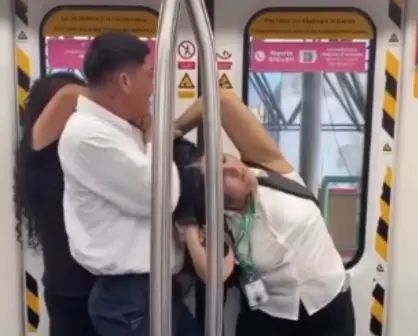 VIDEO| Pelea entre mujeres en el Vagón Rosa del Metro de Monterrey genera tensión entre pasajeros
