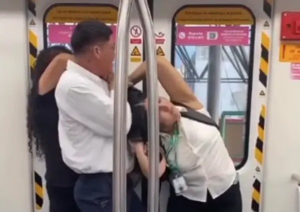 VIDEO| Pelea entre mujeres en el Vagón Rosa del Metro de Monterrey genera tensión entre pasajeros