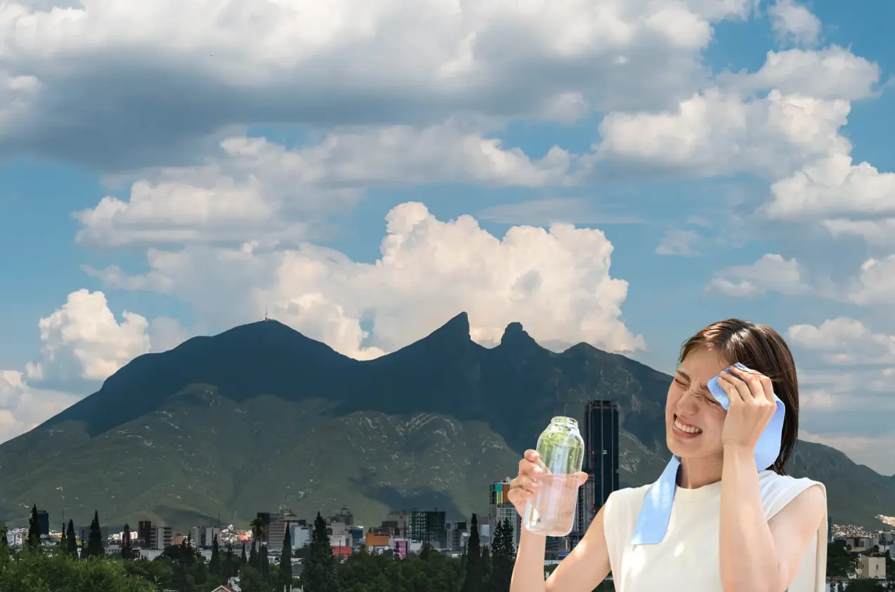 El reporte se la Conagua indica que se anticipa un día caluroso a muy caluroso en Nuevo León. Foto: Canva.