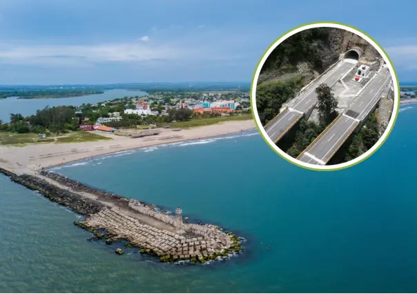 Esta es la carretera que te lleva de CDMX a esta playa de Veracruz en 5 horas o menos