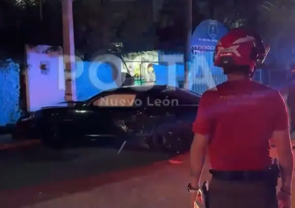VIDEO | Persecución en Monterrey termina en choque contra autos