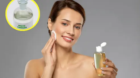 El trucazo con vinagre blanco que le dará un brillo natural a tu rostro en segundos