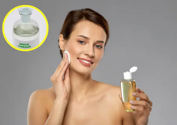 El trucazo con vinagre blanco que le dará un brillo natural a tu rostro en segundos