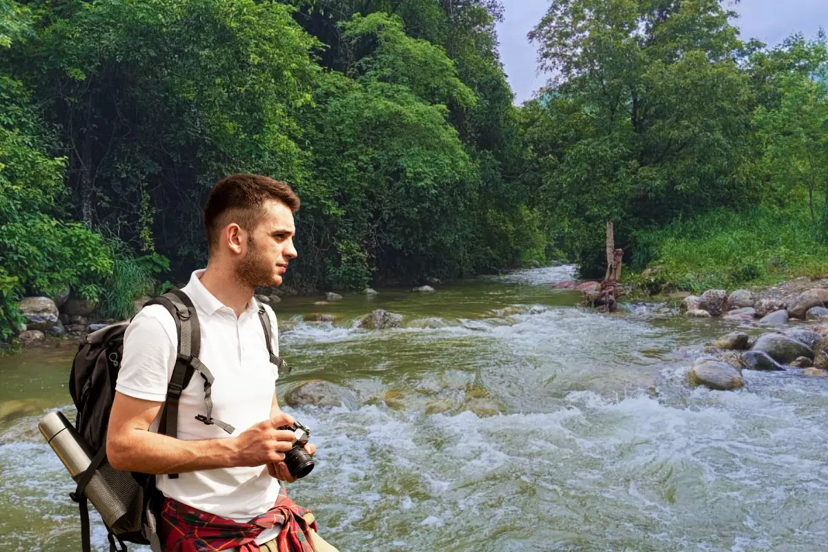 El río San Marcos entre la Sierra Madre Oriental | Foto: Perla Herrera