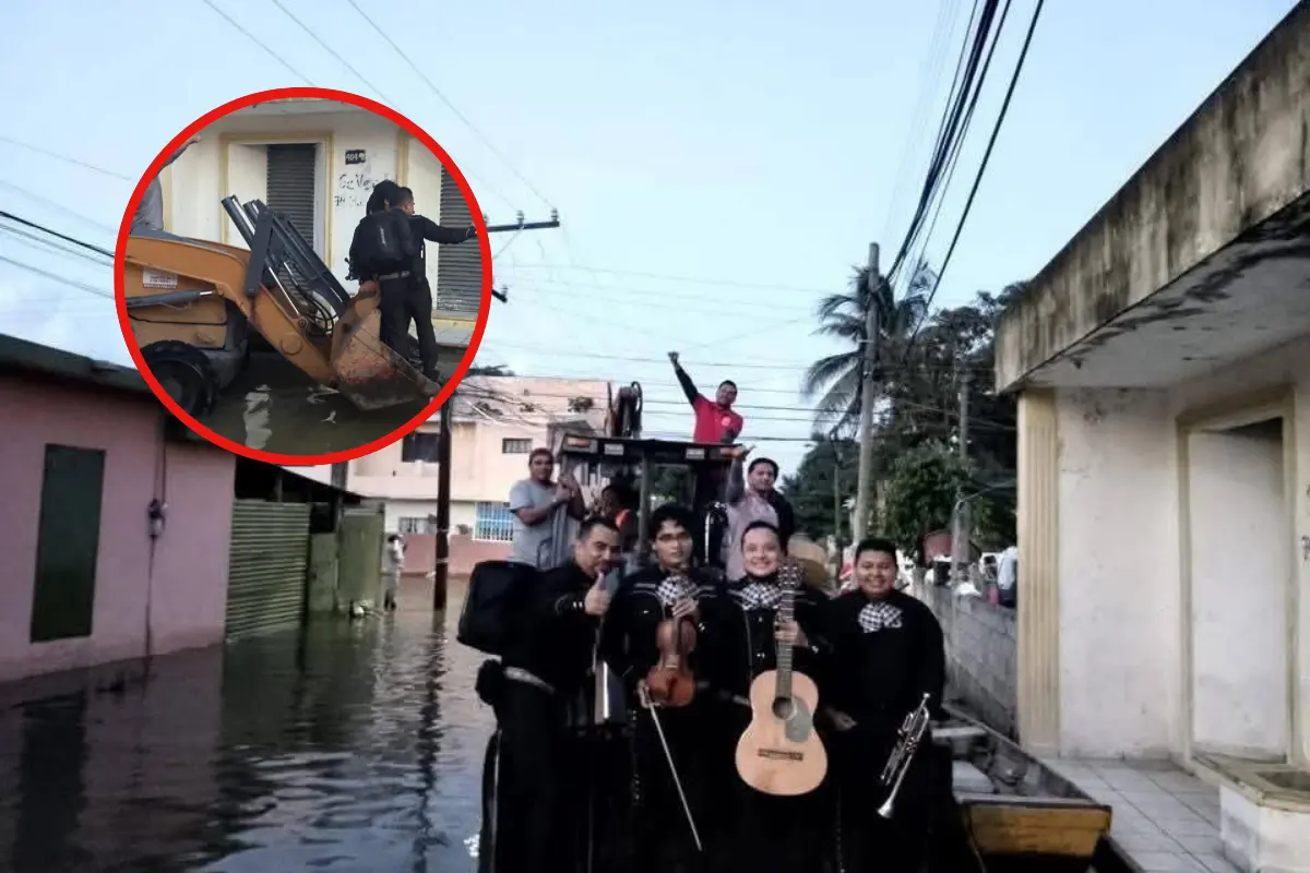 Así llegaron el Mariachi La Herencia a dar serenata | Foto: FB