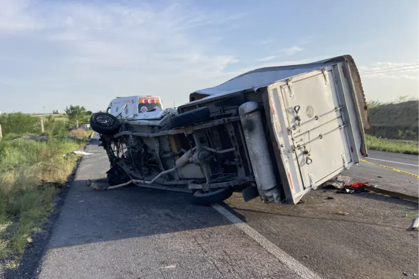 Lamentablemente el accidente arrojó una víctima mortal. Foto: Carlos García