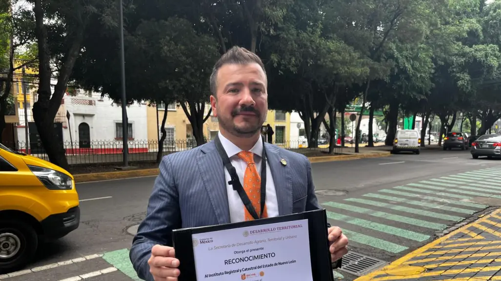 Nuevo León, referente Nacional: Instituto Registral y Catastral recibe reconocimiento por su modernización digital