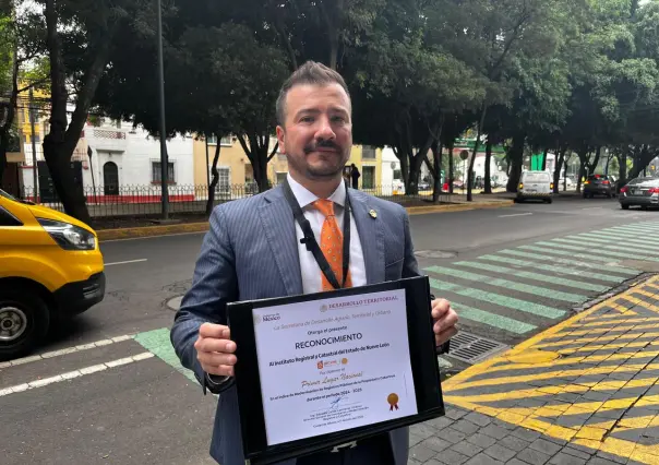 Nuevo León, referente Nacional: Instituto Registral y Catastral recibe reconocimiento por su modernización digital