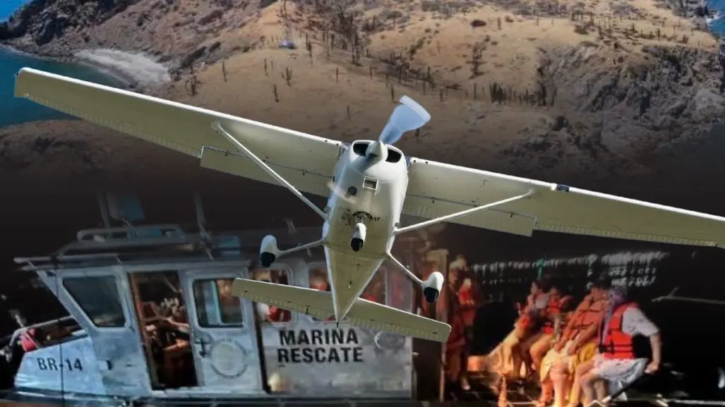 ¿Qué pasó con la avioneta que cayó en Isla Cerralvo? Esto se sabe del rescate