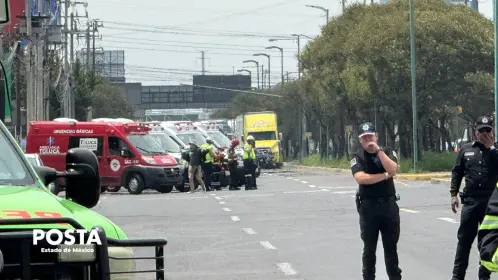 Realizan simulacro por fuga química en zona industrial de Toluca