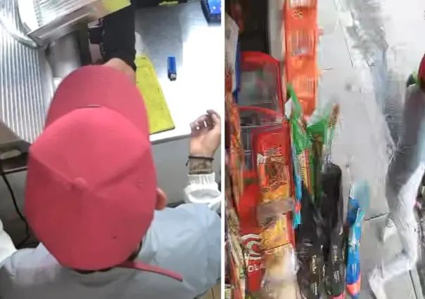 VIDEO | A machetazos frustran asalto en tienda de Bosques del Valle en Tultitlán, Edomex