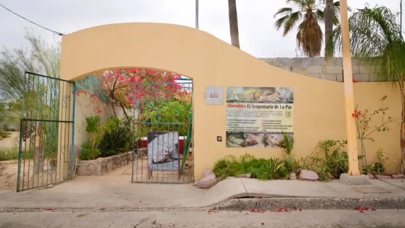 Fachada de El Serpentario de La Paz. Foto: Ayuntamiento de La Paz.
