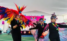 Celebran carnaval del adulto mayor en Veracruz; pista de baile entre bastones y cabello blanco