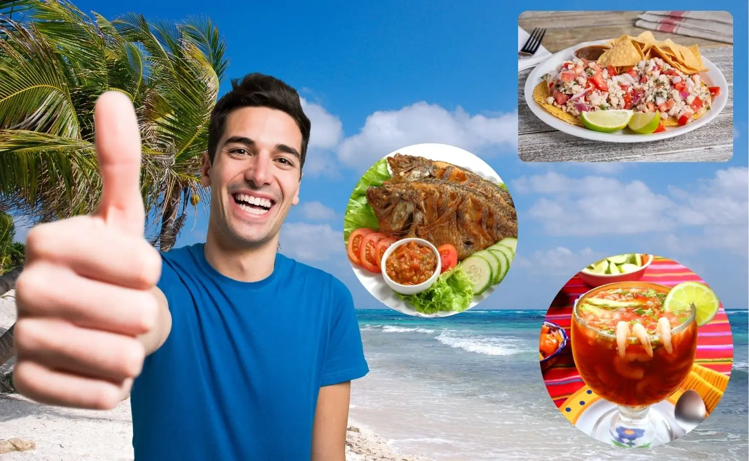 Ceviche, Tikin Xic, cocteles de mariscos y más sabores típicos de la costa yucateca Foto: Canva
