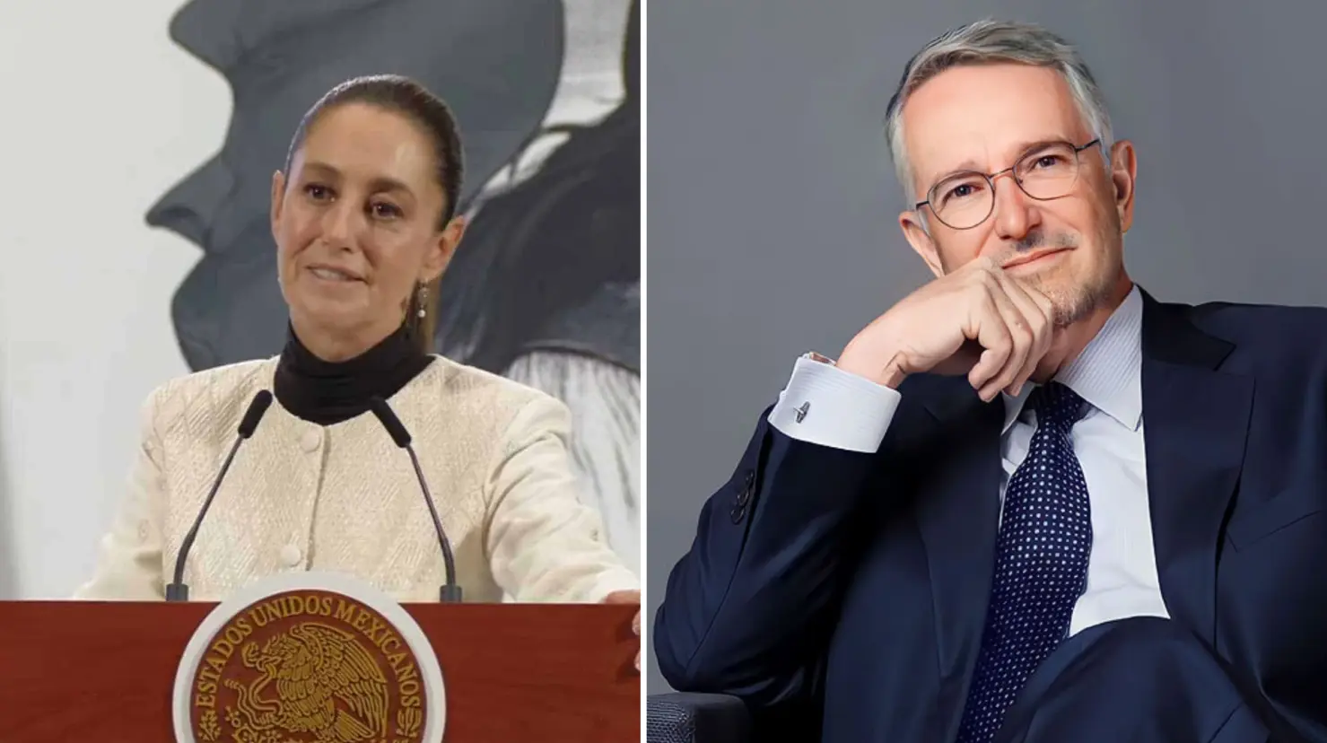 ¿Cuál es el conflicto entre Claudia Sheinbaum y Ricardo Salinas Pliego? Foto: Gobierno de México | X (@RicardoBSalinas)