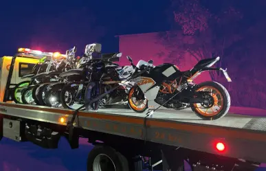 Detienen a motociclistas por violar reglamento vial en Santiago