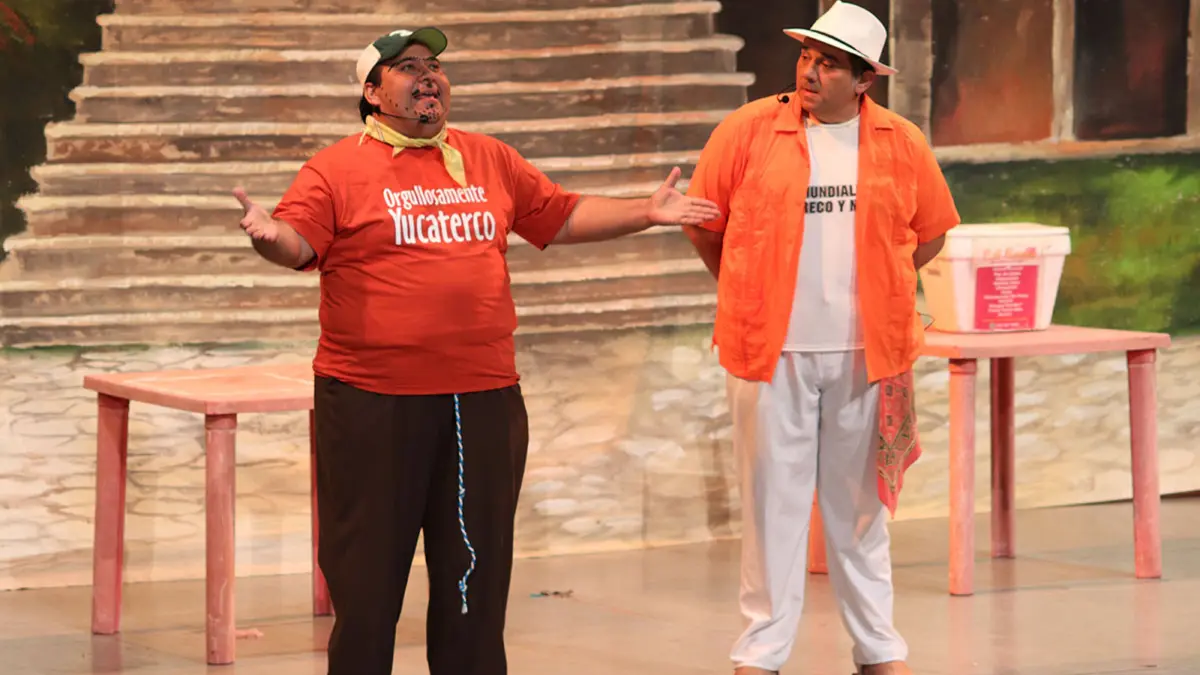 Dzereco y Nohoch en la presentación durante sus 25 años de trayectoria en 2019 Foto: Sedeculta