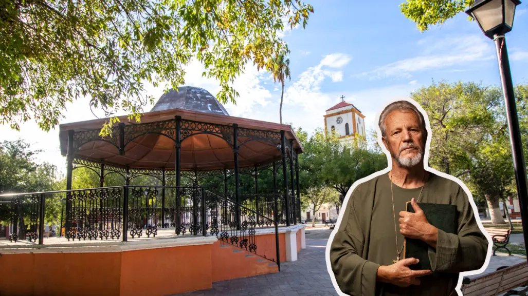La plaza pública de Nuevo León que fue parte de una misión franciscana