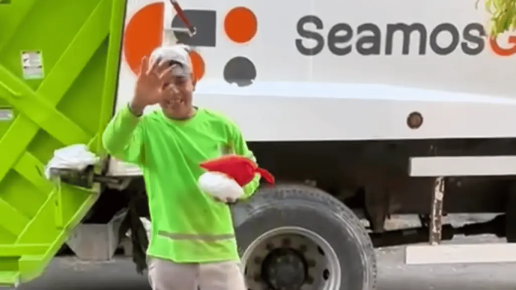 ¡Emotiva fiesta! Niño celebra cumpleaños con trabajadores de Red Ambiental l VIDEO