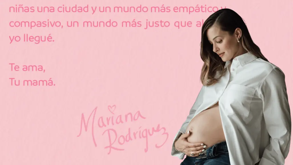 Esta es la emotiva carta que escribió Mariana Rodríguez a Mariel antes de su nacimiento
