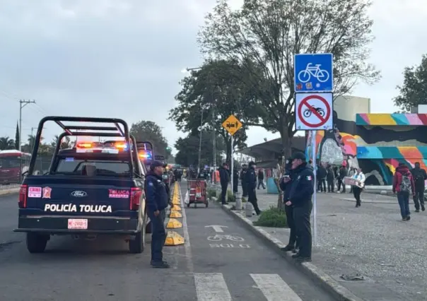 Operativo en Toluca busca frenar la presencia de ambulantes en el centro de la ciudad