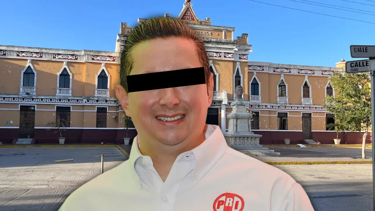 Rafael Echazarreta se desempeñaba como presidente del PRI en Mérida desde noviembre de 2024 Foto: Facebook/Canva