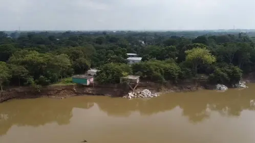 Este río ya destruyó varias casas en Tabasco, ¿está cambiando de ruta? | VIDEO