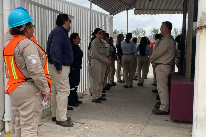 El simulacro se llevó a cabo en el marco del Día Nacional de la Preparación y Respuesta a Emergencias Químicas. Foto: Axel Hassel
