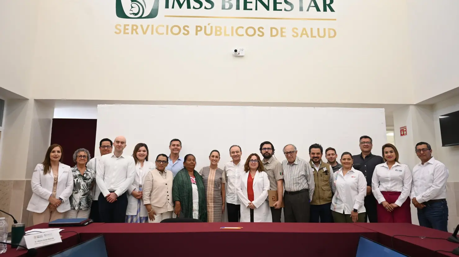 Claudia Sheinbaum inaugura hospital yaqui y anuncia inversión 700 mdp para Sonora. Foto: Gobierno de México