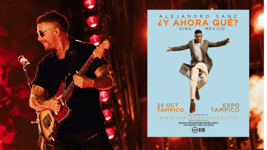 Alejandro Sanz en Tampico ¿Dónde comprar tus boletos?