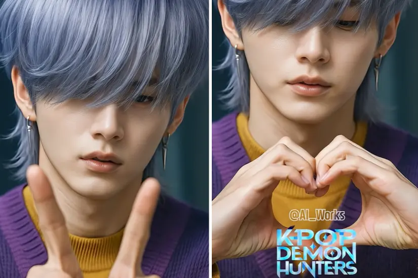 La Inteligencia Artificial da vida a Mystery Saja, un enigmático personaje del juego K-Pop Demon Hunters, fascinando a los fans. Foto: Canva