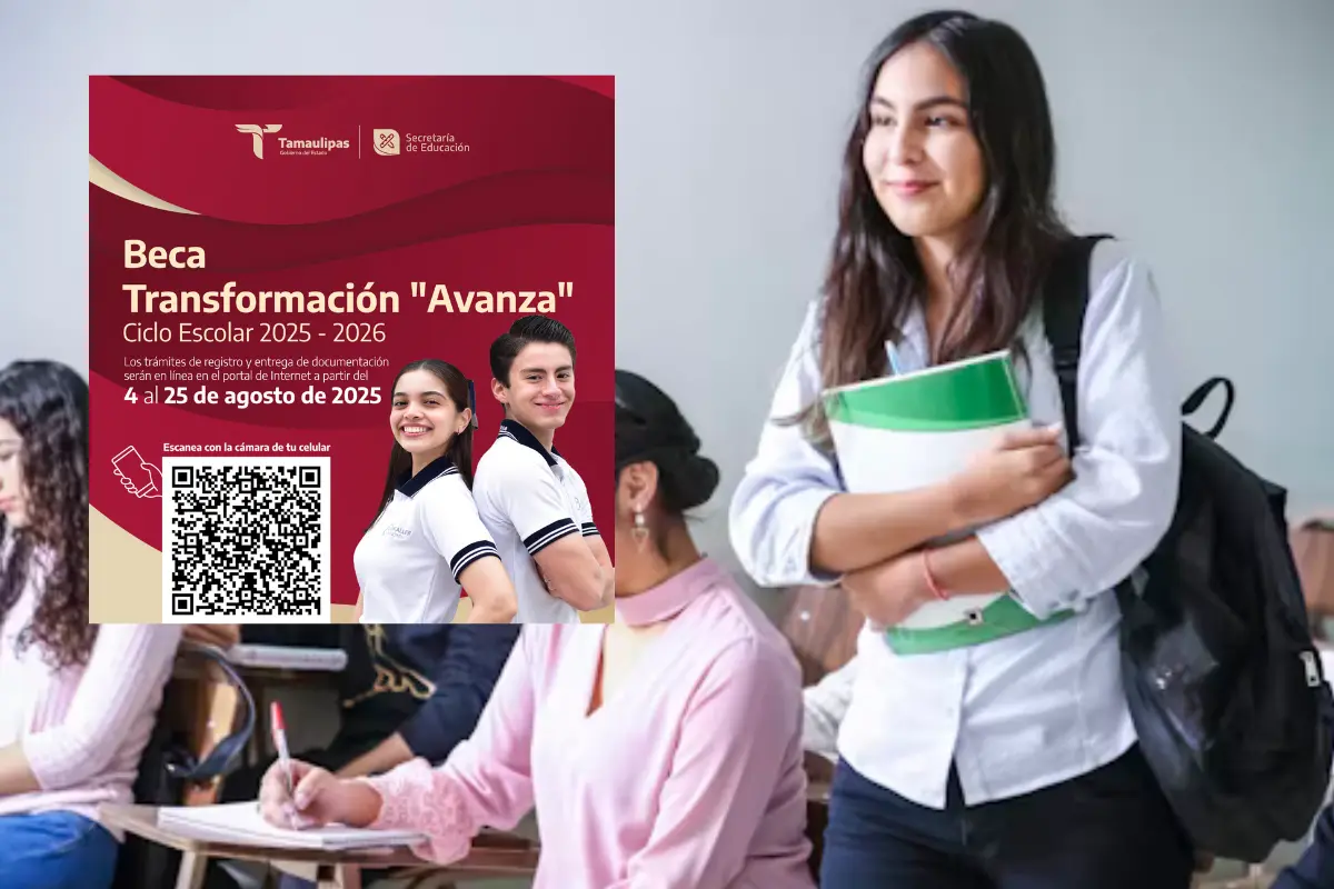 Regístrate para la beca Transformación Avanza 2025-2026 en Tamaulipas. Conoce las fechas y requisitos para solicitar este apoyo educativo