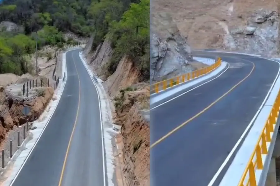 El único túnel de la carretera que reduce 10 horas el camino entre las sierras de Durango y Sinaloa