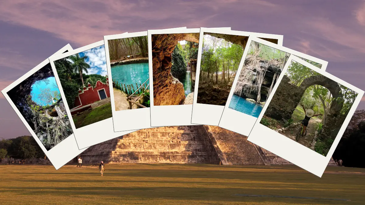 Estos destinos son perfectos para escapar el ruido y el estrés de la ciudad Foto: Canva/Turismo Yucatán