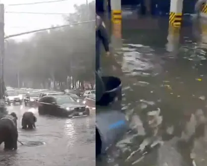 Lluvias en CDMX provoca inundaciones y encharcamientos; estas fueron las zonas más afectadas
